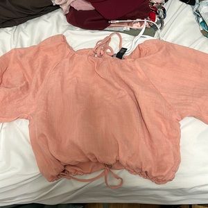 NWT Forever 21 Pink Top Crop Top